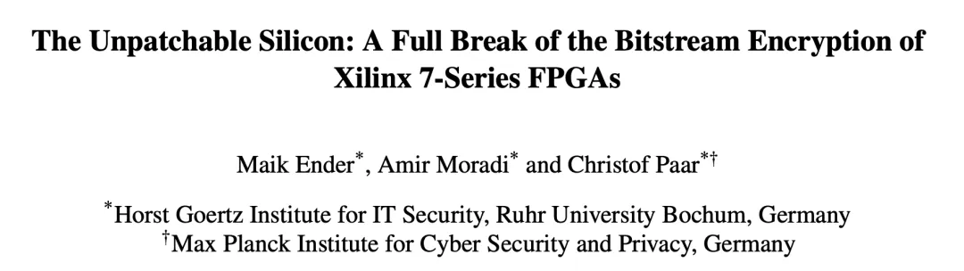 FPGA惊天大漏洞细节全解读