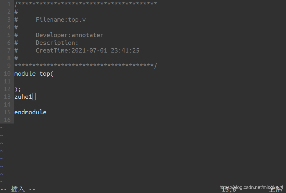 gvim for verilog简易配置